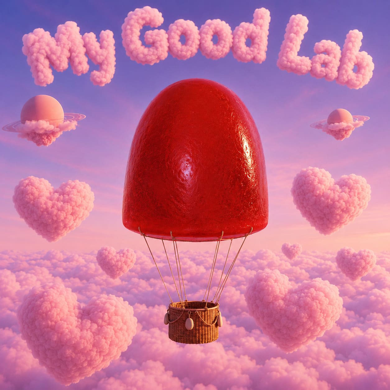 Visuel marketing gummies My Good Lab — bien-être en hôtellerie de luxe