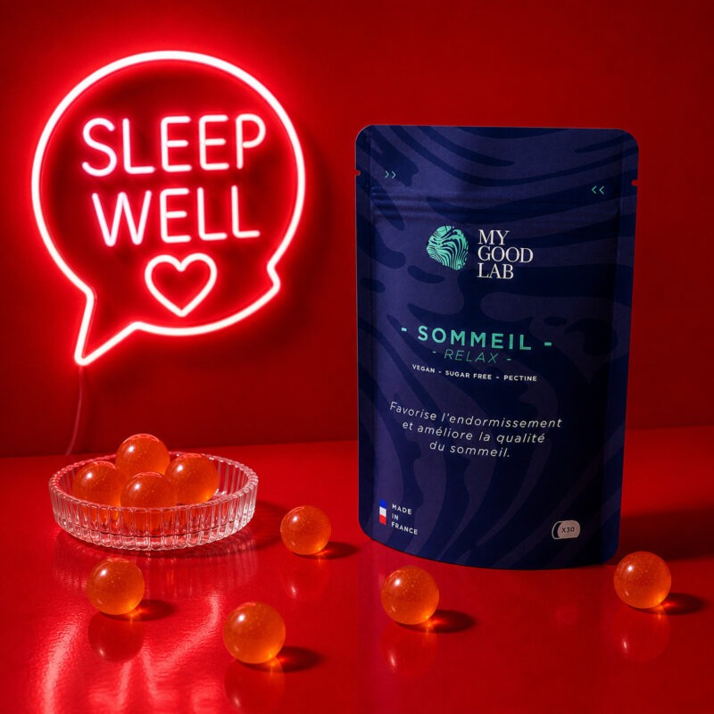 Visuel bien-être My Good Lab - gummies premium pour l'hôtellerie de luxe